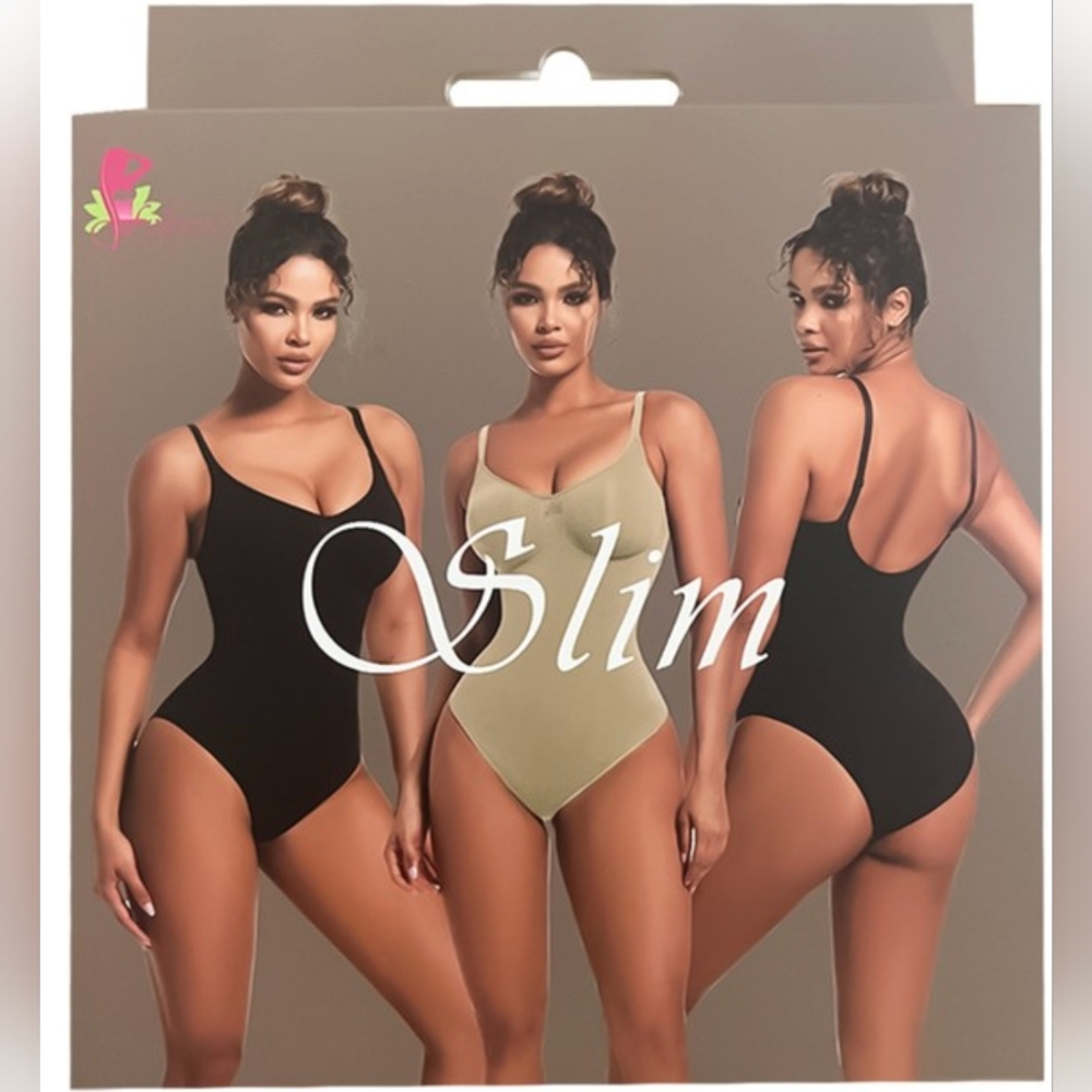 New Fullness Slim Seamless Brief Sculpt Bodysuit Beige
